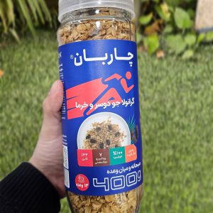 گرانولا جودوسر و خرما چاربان 400 گرمی
